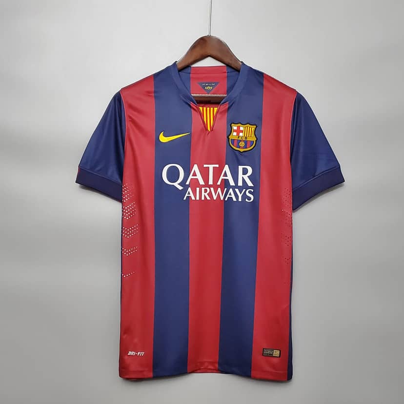 2014/2015 Retro Barcelona Shirt Home