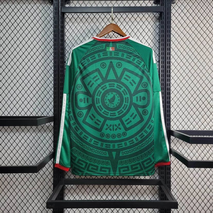 2026 Long Sleeve Mexico National Home Shirt--1