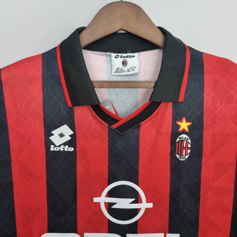 1995/1996 Retro AC Milan Home Shirt--2