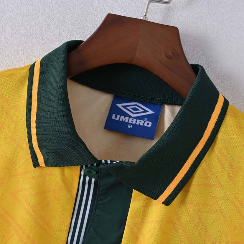 1991/1993 Retro Brazil Home Shirt--2