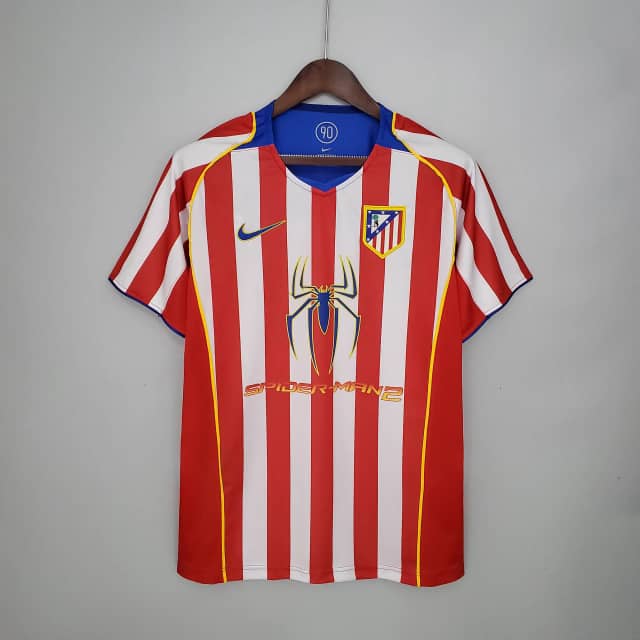 2004/2005 Retro Atletico Madrid Home Jersey