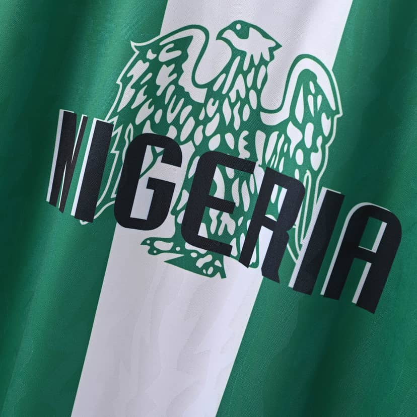 1996 Retro Nigeria National Team Home Shirt--5
