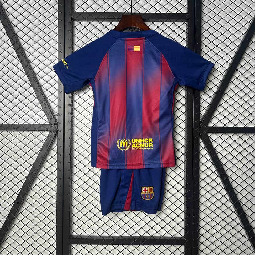 2025/2026 Barcelona Home Shirt Kids Size--1