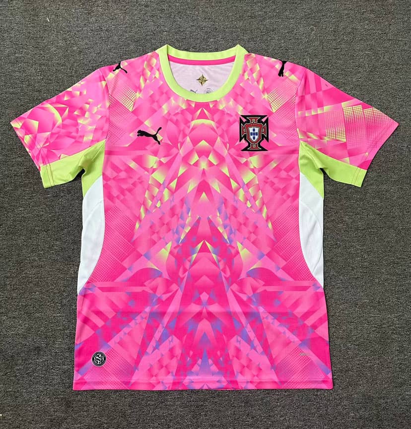 2026 Portugal Goalkeeper Pink Shirt