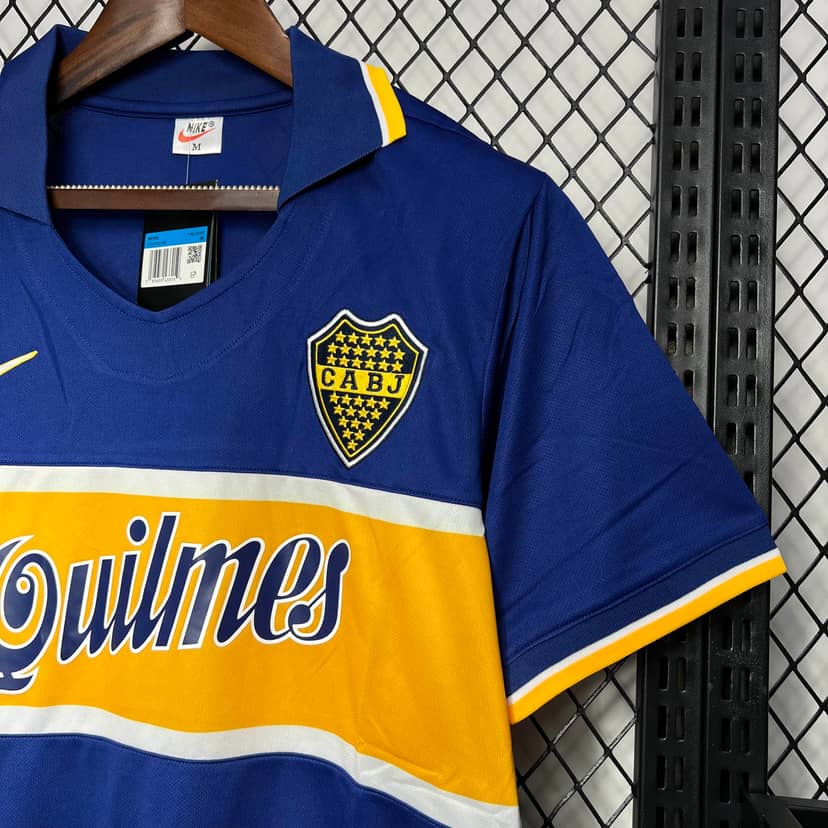 1996/1997 Retro Boca Juniors Home Jersey--4