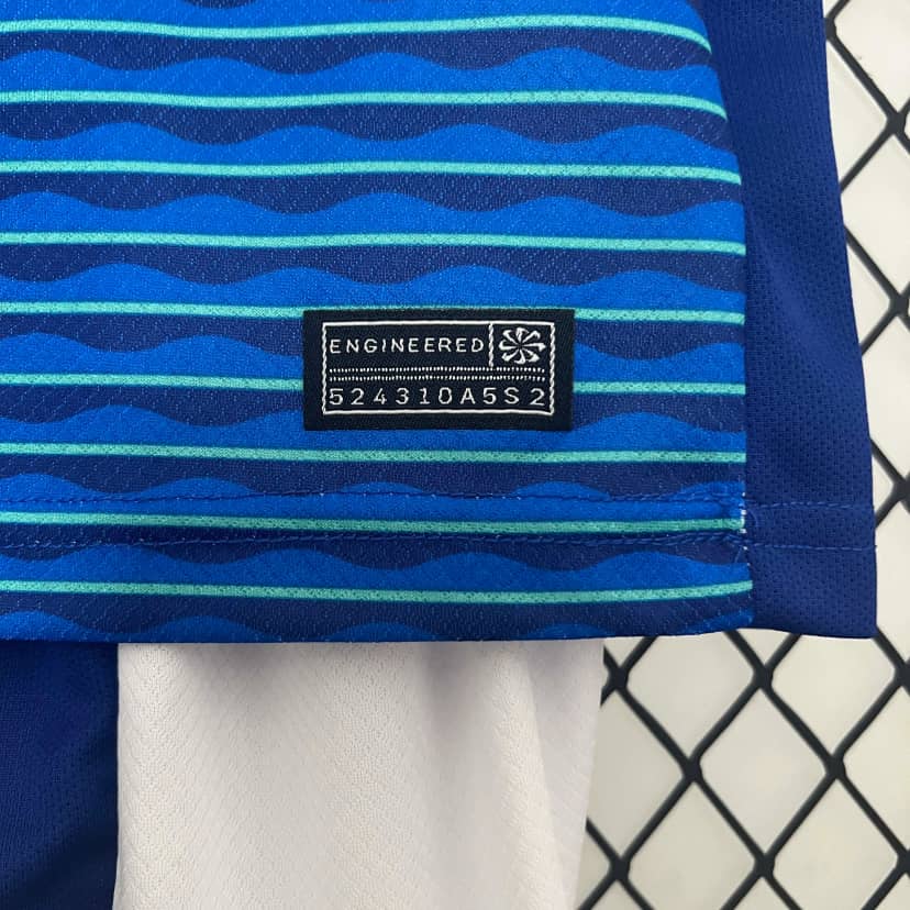 2024 Brazil Away Shirt Kids Size--7