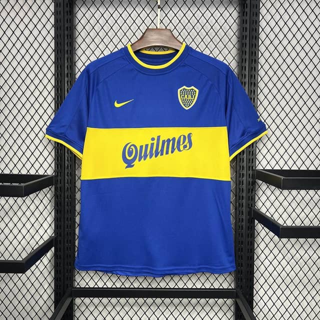 2000/2001 Retro Boca Juniors Home Jersey