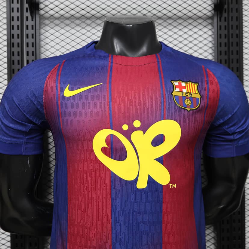 2025/2026 Player Version Barcelona Home X Olivia Rodrigo Shirt--2