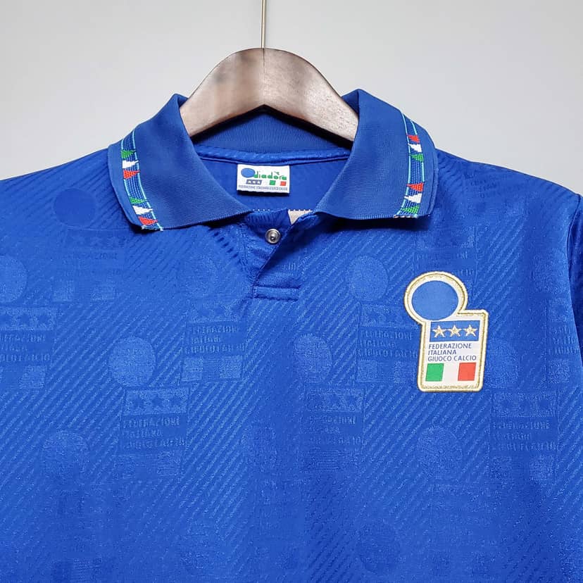 1994 Retro Italy Home Shirt--2
