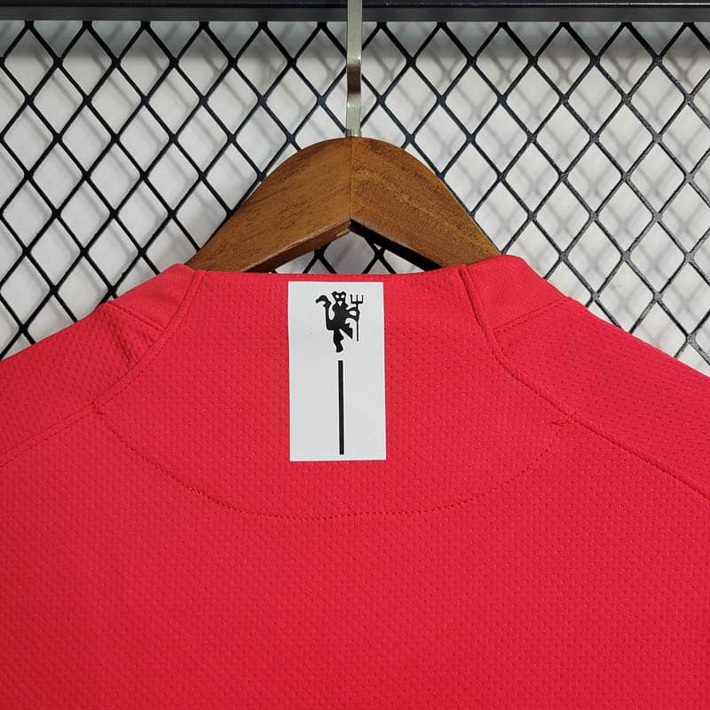2007/2008 Retro Manchester United Home Champions League Edition Shirt--10