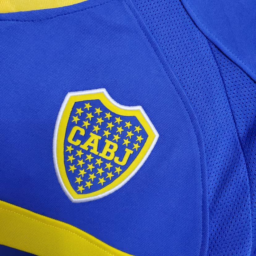 2003/2004 Retro Boca Juniors Home Jersey--4