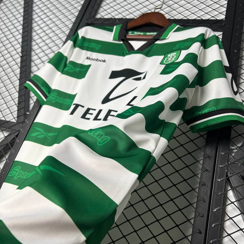 1999/2000 Retro Sporting Lisbon Home Shirt--6