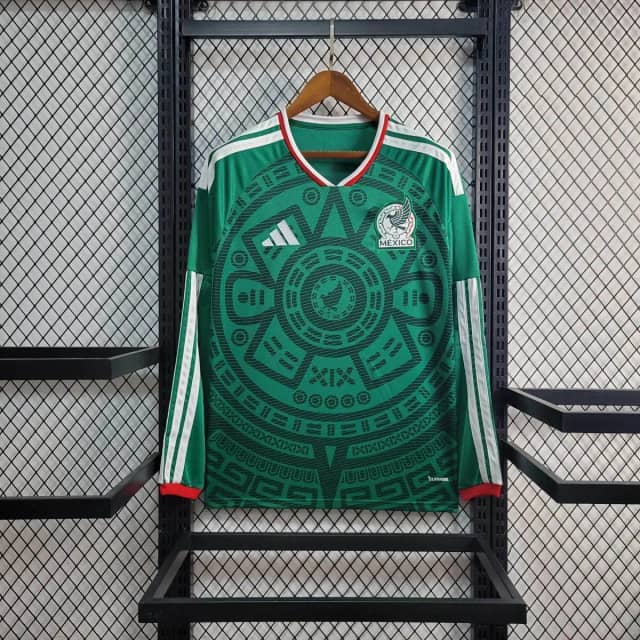 2026 Long Sleeve Mexico National Home Shirt