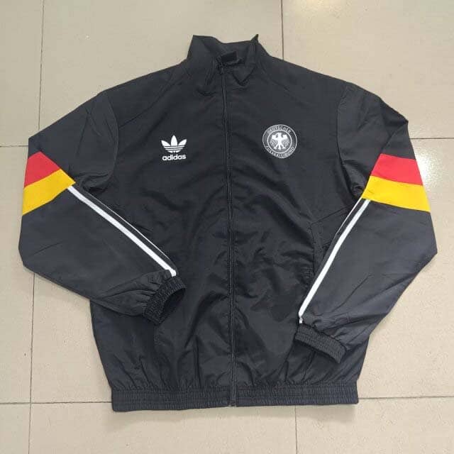 2024 Germany Windbreaker Black Jersey--1