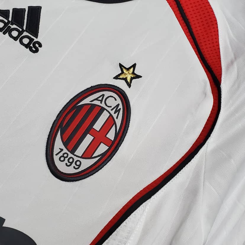 2006/2007 Retro Long Sleeve AC Milan Away Shirt--4