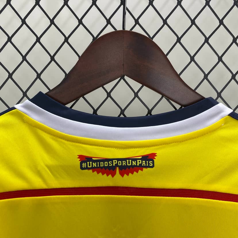 2014 Retro Colombia Home Shirt--3