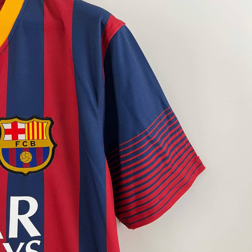 2013/2014 Retro Barcelona Home Shirt--6