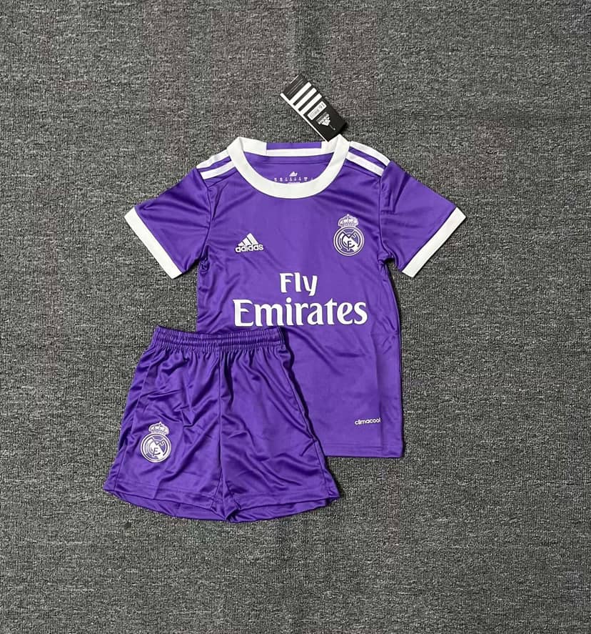 2016/2017 Retro Real Madrid Away Shirt Kids Size