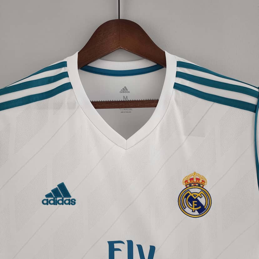 2017/2018 Retro Real Madrid Home Shirt--2