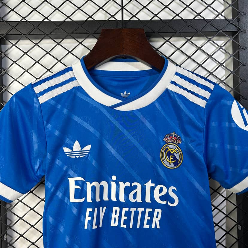 2025/2026 Real Madrid Third Away Shirt Kids Size--2