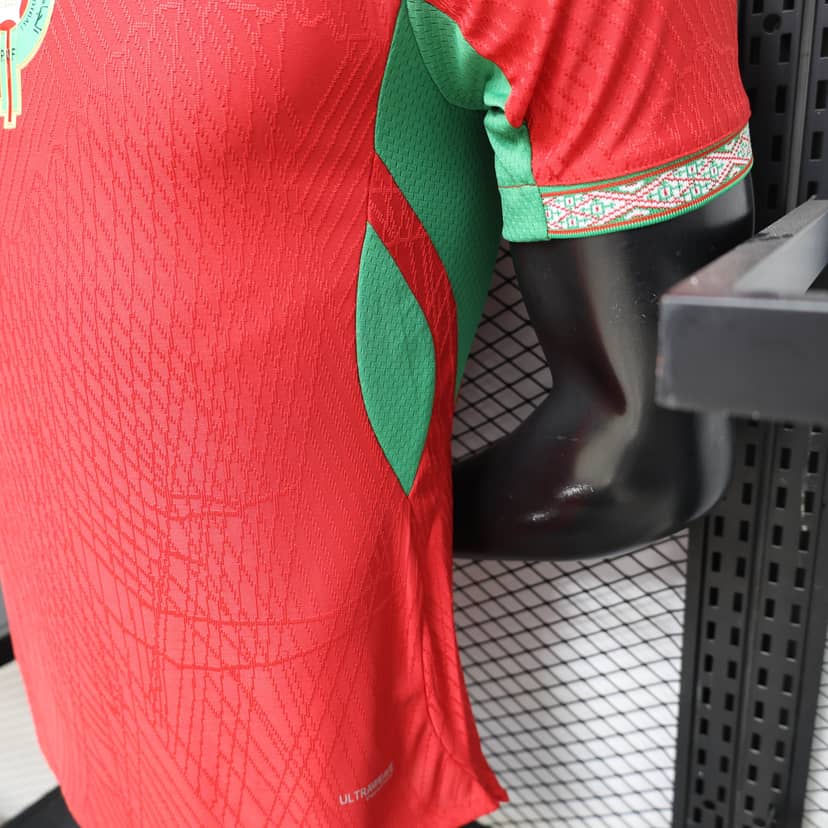 2026 Player Version Morocco National Team Home Shirt--8