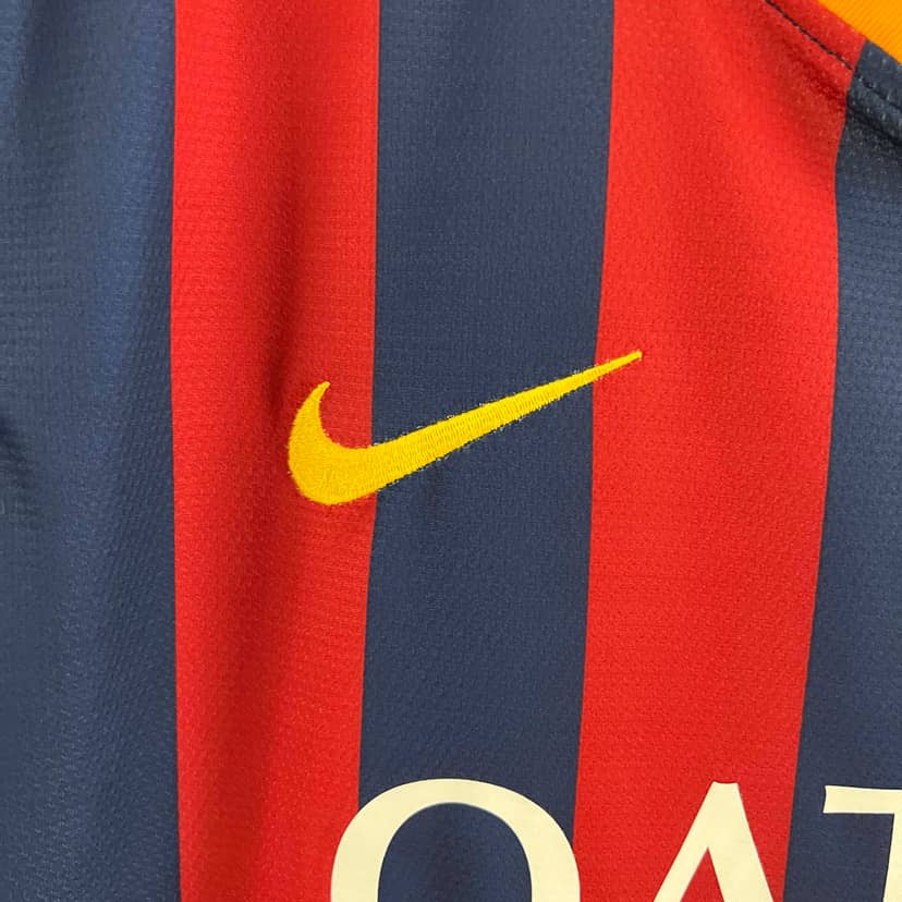 2013/2014 Retro Barcelona Home Shirt--4