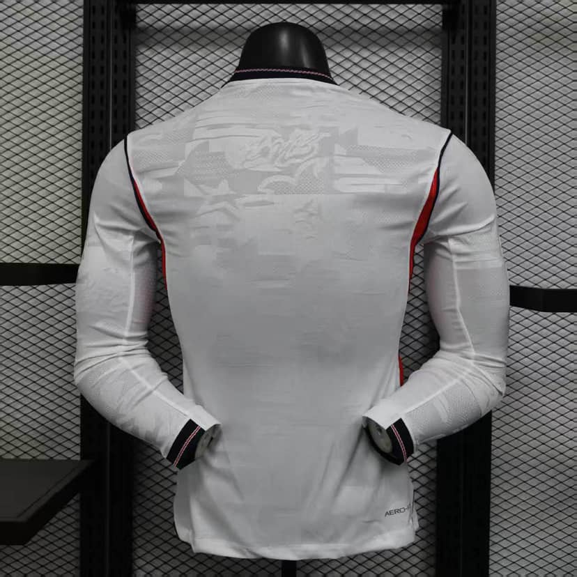 2026 Player Version Long Sleeve England Home Shirt--1