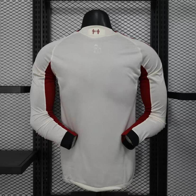 2025/2026 Player Version Long Sleeve Liverpool Away Shirt--1