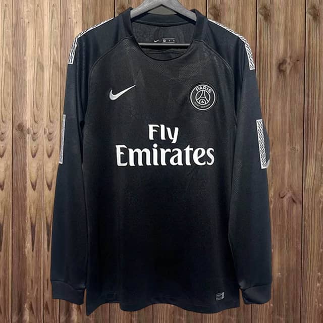 2017/2018 Retro Long Sleeve Psg Paris Saint-Germain Third Away Shirt