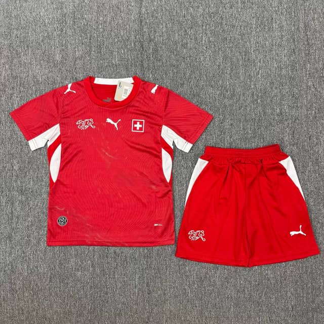 2026 Switzerland Home Shirt Kids Size