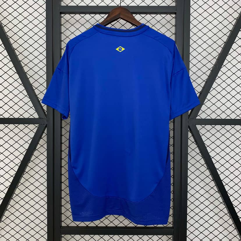 2025 Brazil Special Edition Jesus blue Shirt--1