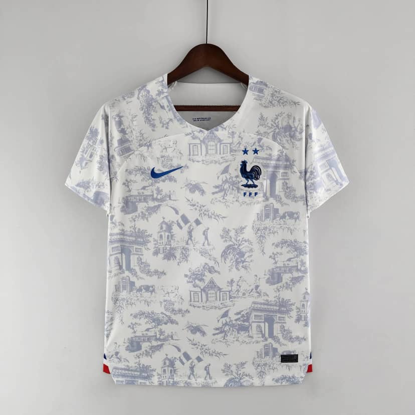 2022 FIFA World Cup France Away Shirt White