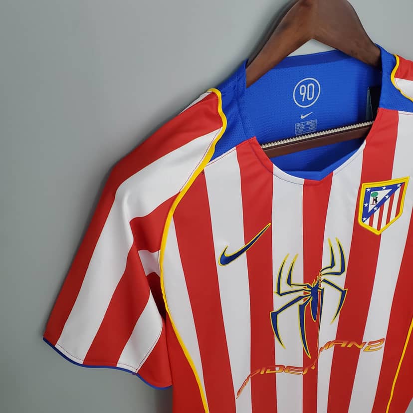 2004/2005 Retro Atletico Madrid Home Jersey--6