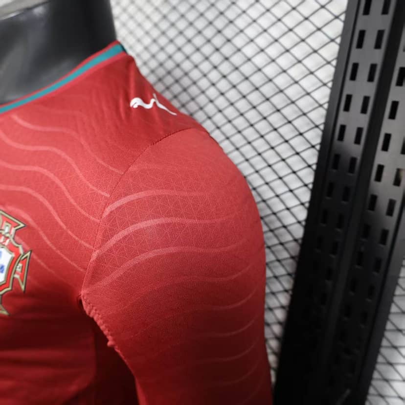 2026 Player Version Long Sleeve Portugal Home Shirt--7