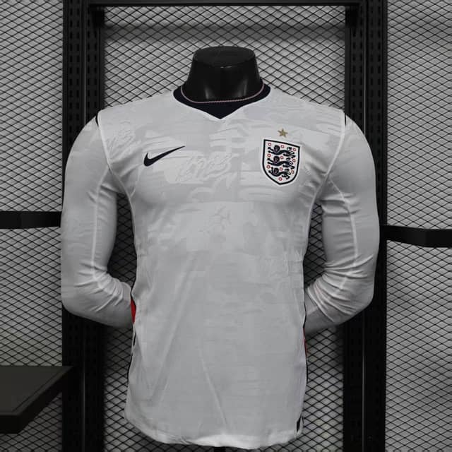 2026 Player Version Long Sleeve England Home Shirt