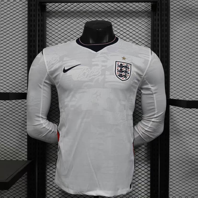 2026 Player Version Long Sleeve England Home Shirt