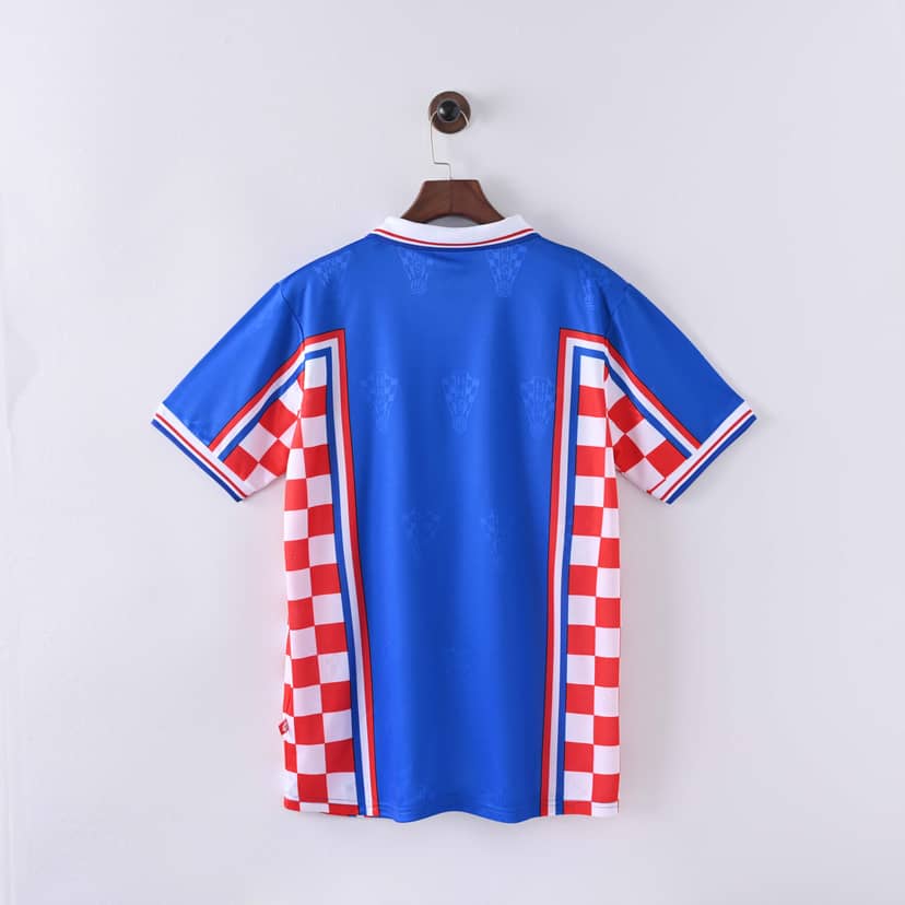1998 Retro Croatia National Team Away Shirt--1