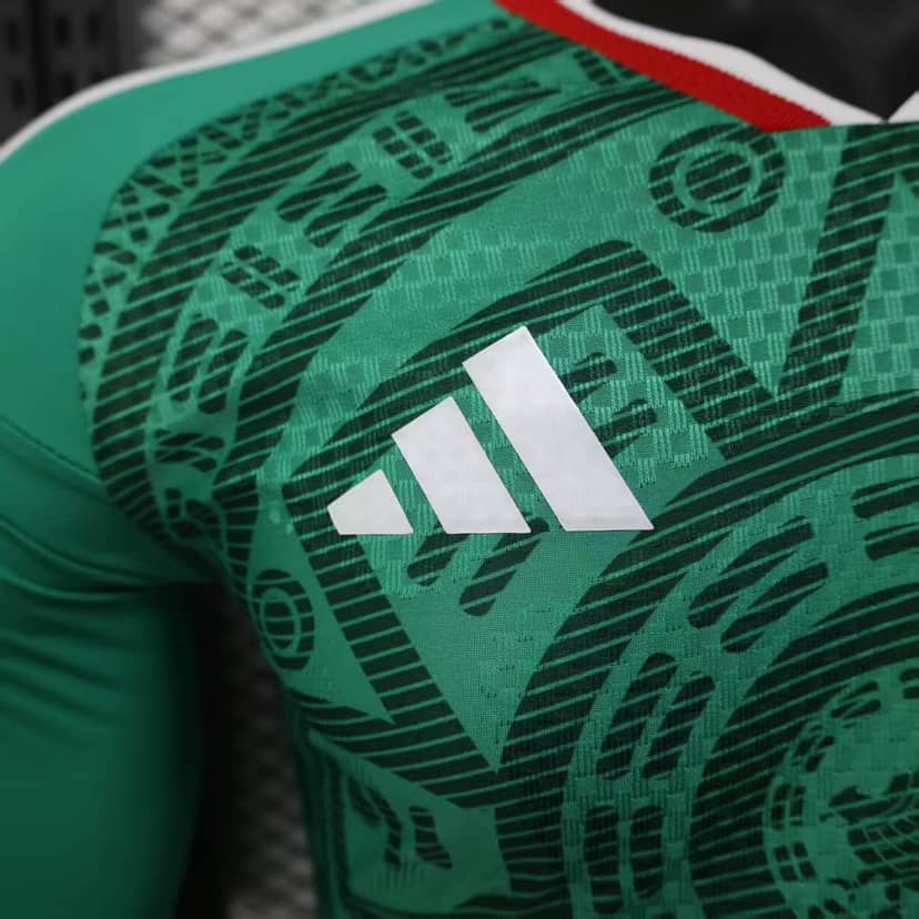 2026 Player Version Long Sleeve Mexico National Home Shirt--4