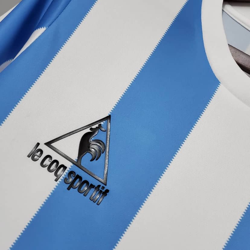 1986 Retro Argentina National Team Home Jersey--3