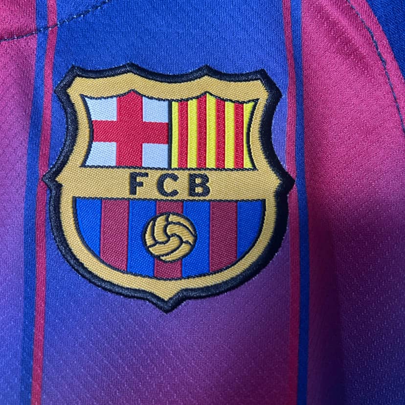 2025/2026 Barcelona Home Shirt Kids Size--5