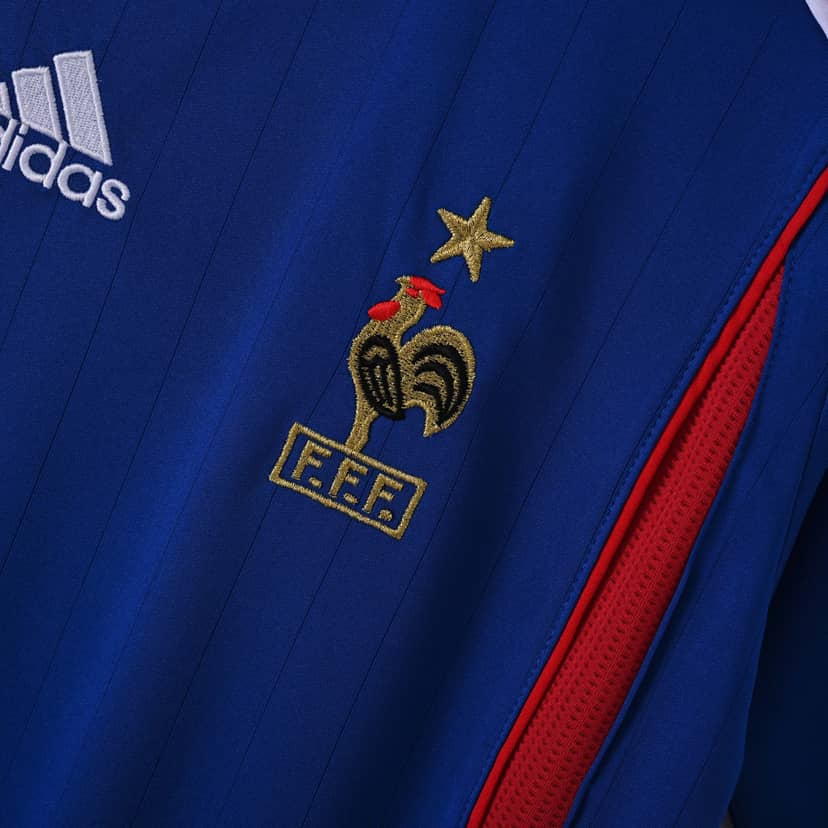 2006 Retro France Home Shirt--3