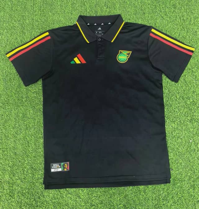 2026 Jamaica POLO Shirt Black Shirt