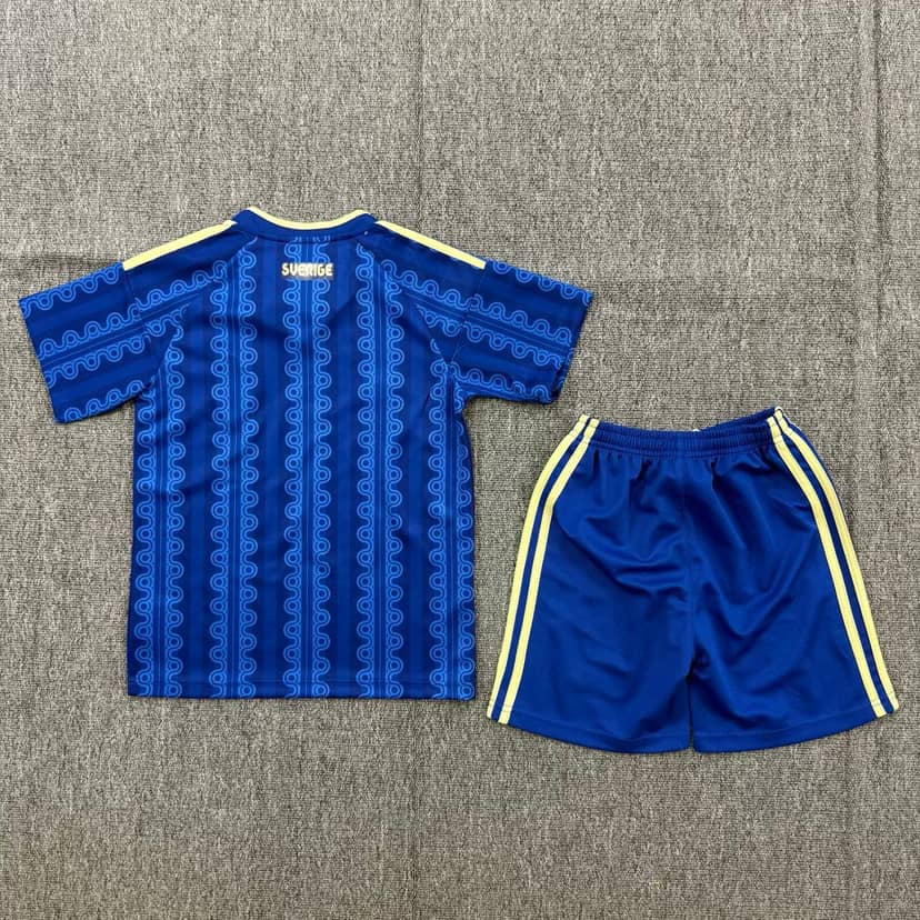 2026 Sweden Away Shirt Kids Size--1