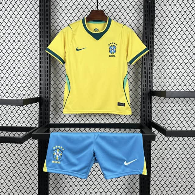 2026 Brazil Home Shirt Kids Size
