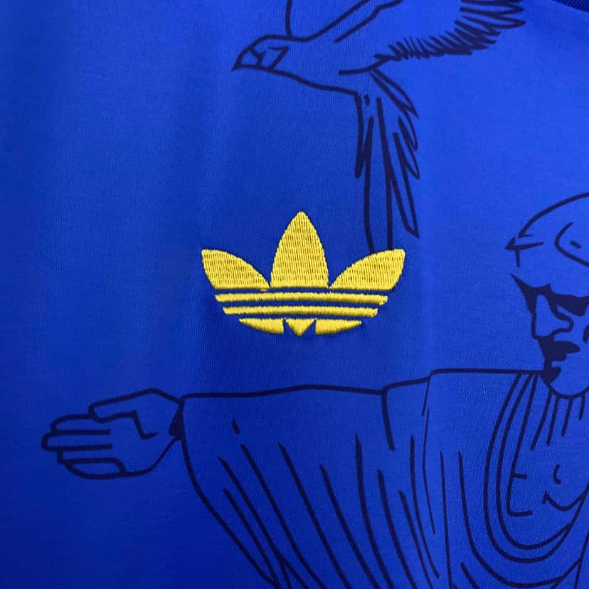 2025 Brazil Special Edition Jesus blue Shirt--4