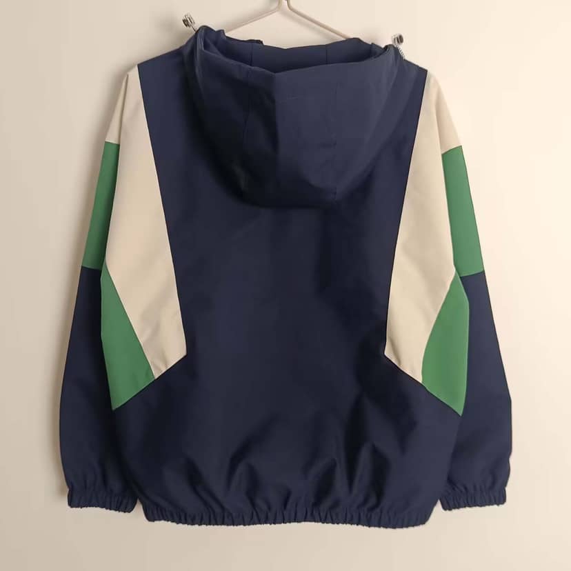 2025 Brazil Windbreaker Navy blue Shirt--1