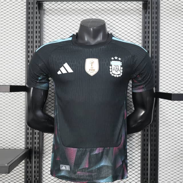 2026 Player Version Argentina National Team Goalkeeper Black Shirt