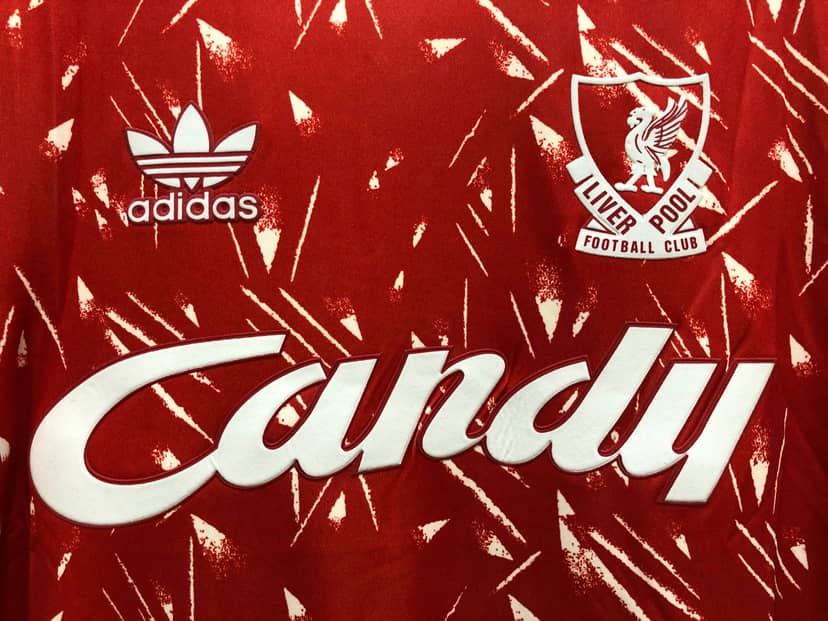 1989/1991 Retro Long Sleeve Liverpool Home Shirt--7