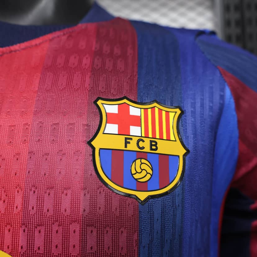 2026/2027 Player Version Long Sleeve Barcelona Home Shirt--5