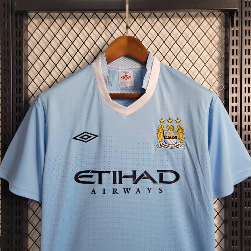 2011/2012 Retro Manchester City Home Shirt--3